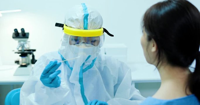 Coronavirus test concept