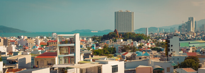 Nha Trang city view. Panorama