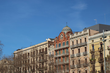 Fototapeta premium House of Enric Laplan in Barcacelona, ​​Catalonia, Spain