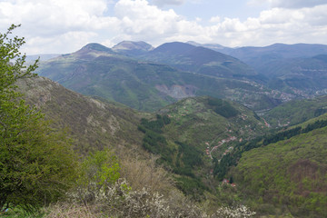 Naklejka premium Spring Landscape of Balkan Mountains, Bulgaria