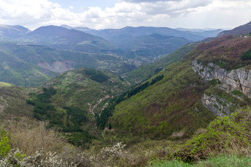 Fototapeta na wymiar Spring Landscape of Balkan Mountains, Bulgaria