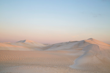 Fototapeta na wymiar Sunset at sand dunes in Western Australia
