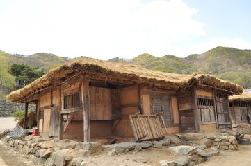 Fototapeta na wymiar 한국의 전통 건축, 한옥, 전통스타일