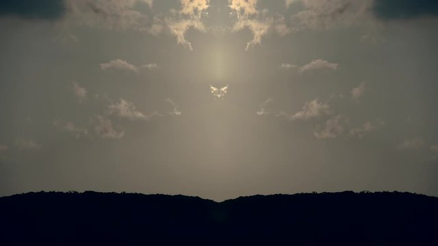 加計呂麻島の空と海