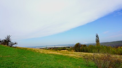 landscape with rainbow