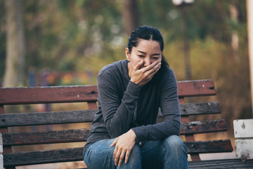 sad serious woman.depressed emotion panic attacks alone young people fear stressful.crying begging help.stop abusing domestic violence,person with health anxiety, bad frustrated exhausted feeling down