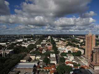Obraz premium aerial view of the city