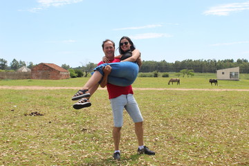 Fototapeta premium Father and daughter