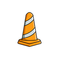 Fototapeta na wymiar Icon traffice cone best vector illustration , template business construct transportation symbol safety , warning work attention stop element solid company , security background 