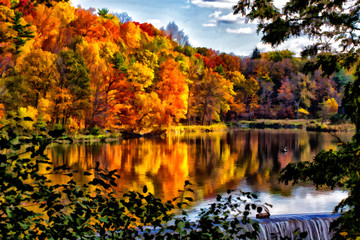 Beebe Lake in October
