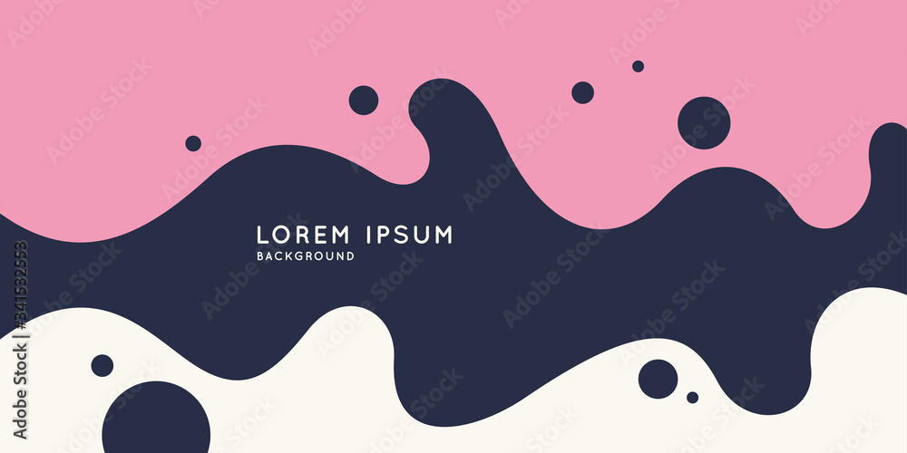 Aufkleber modern backgrounds with abstract elements and dynamic shapes. compositions of colored spots. vector 