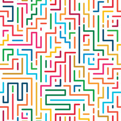 Sustainable. Color Abstract Pattern