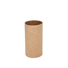 Tissue paper core isolated on white background