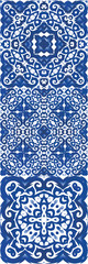Ornamental azulejo portugal tiles decor.