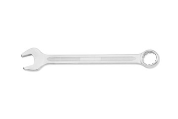 Hand Tools Wrench set with side ring on a white background