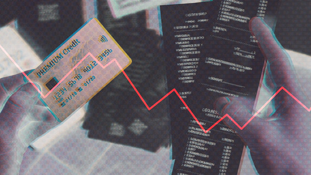 Economic impact of coronavirus pandemic background - Powered by Adobe