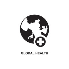 GLOBAL HEALTH ICON , EARTH CARE ICON