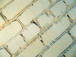 
Brickwork in the wall of a building.
Blurred defocused background for web design.