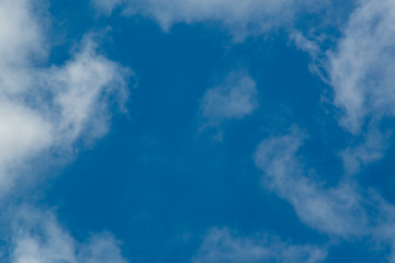 clouds against a blue sky