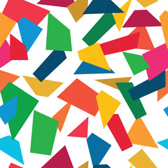 Sustainable. Color Abstract Pattern