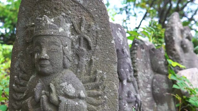 高台のお地蔵さま　佐賀　七ツ釜　