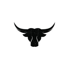 Bull head vector icon illustration