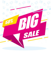 big sale commercial banner poster