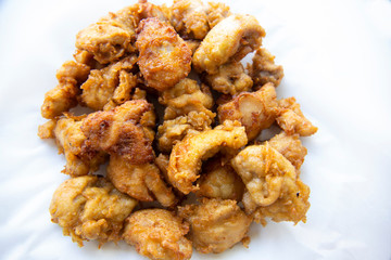 Golden Crunchy Fried Chicken Ready To Eat
