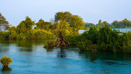 Fototapeta premium Laos 4000 Islands Don Det