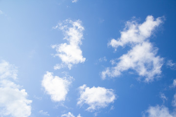 blue sky with clouds