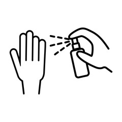 bottle spray icon vector