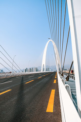 New Shougang bridge in Shougang Park, Beijing, China.