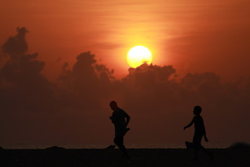 Sunrise at Marina beach