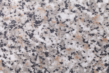 Abstract art background black, white and gray color. Texture of stone tabletop and coutertop with brown blotches.