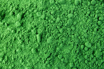 texture of japanese green tea powder