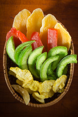 Dried and candied fruit