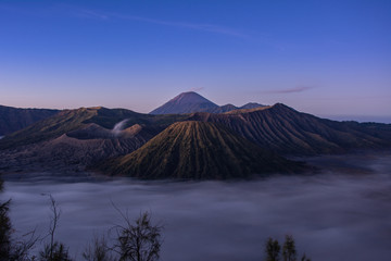 Mount Bromo, is an active volcano and part of the Tengger massif, in East Java, Indonesia