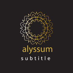 ornament logo gold and silver