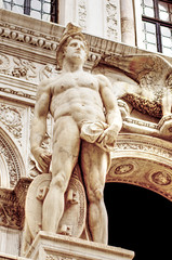 Statue Venice Italy 