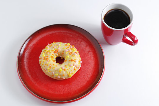 Donut and coffee