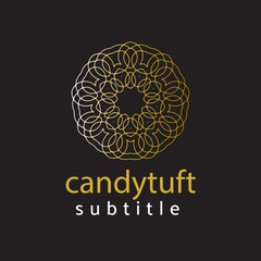 ornament logo gold and silver
