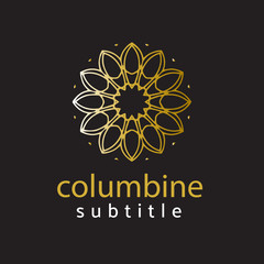 ornament logo gold and silver