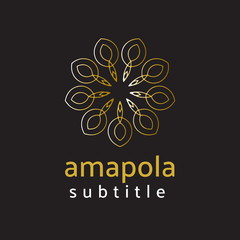 ornament logo gold and silver