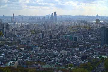 High resolution Seoul city day time view