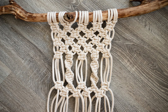 Makramee mit Treibholz