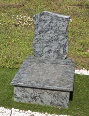 New tombstone in the public cemetery
