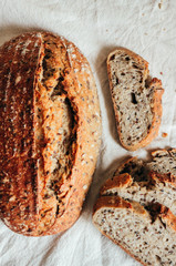Bread is the head of everything. Homemade bread with a living leaven.
