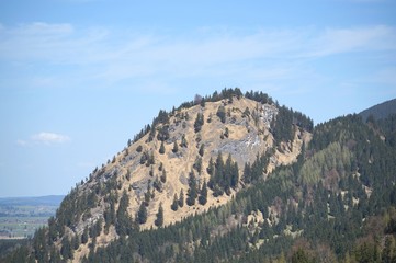 Berggipfel am Schloß Neuschwanstein