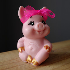 Pig from soap, manual work