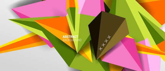 Trendy simple triangle abstract background, dynamic motion concept. Vector Illustration For Wallpaper, Banner, Background, Card, Book Illustration, landing page